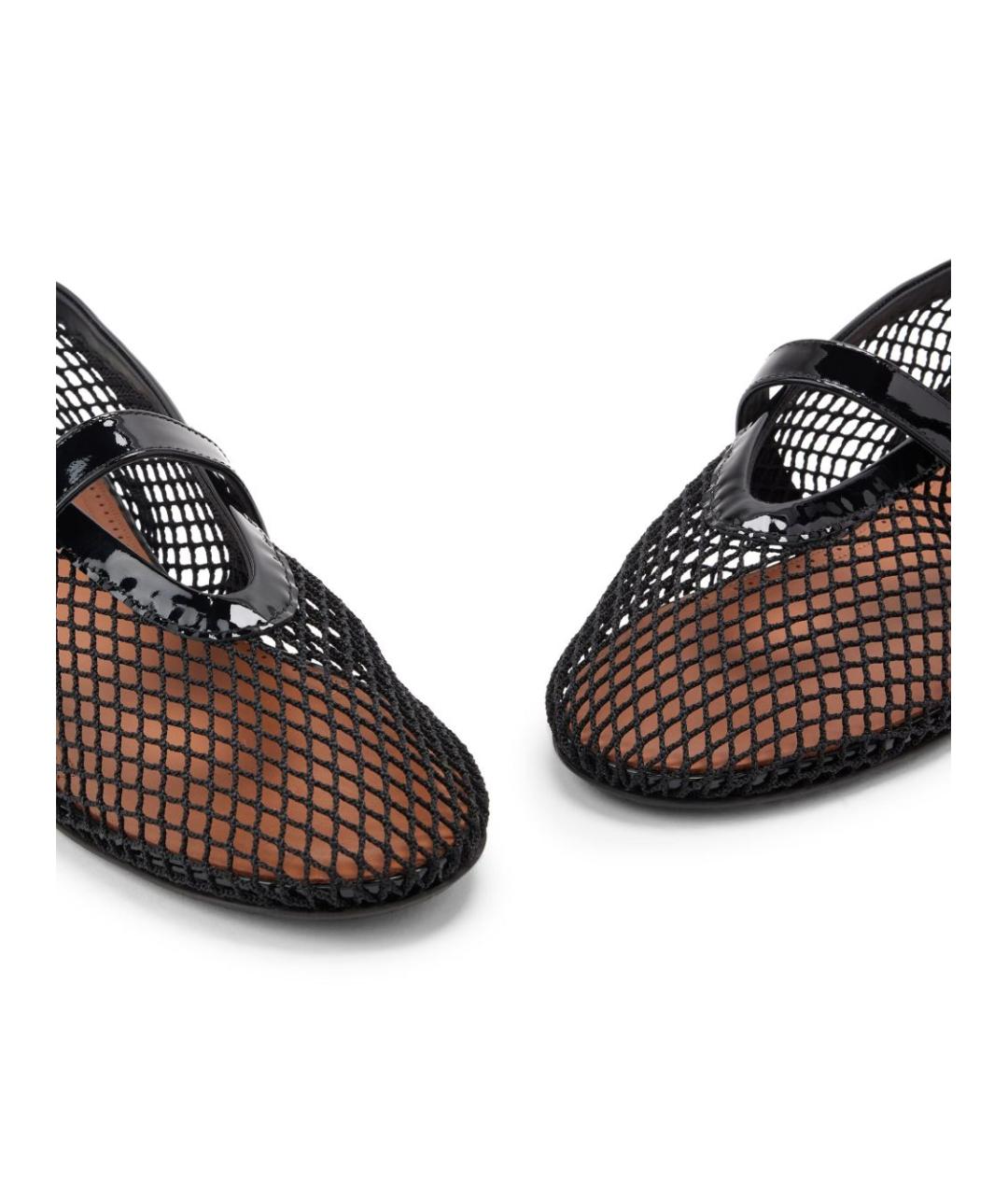 ALAIA Черные текстильные балетки, фото 2