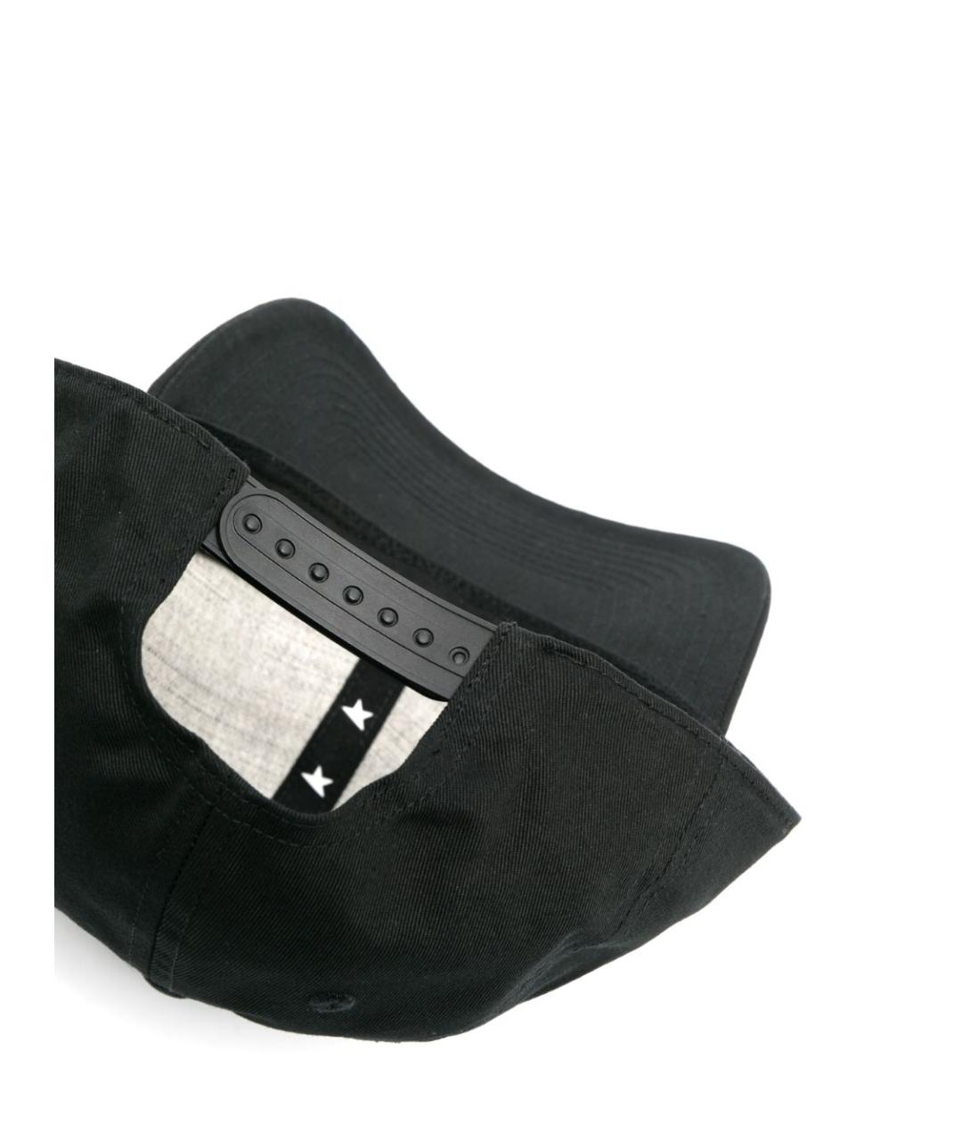 GOLDEN GOOSE DELUXE BRAND Черная хлопковая кепка/бейсболка, фото 3