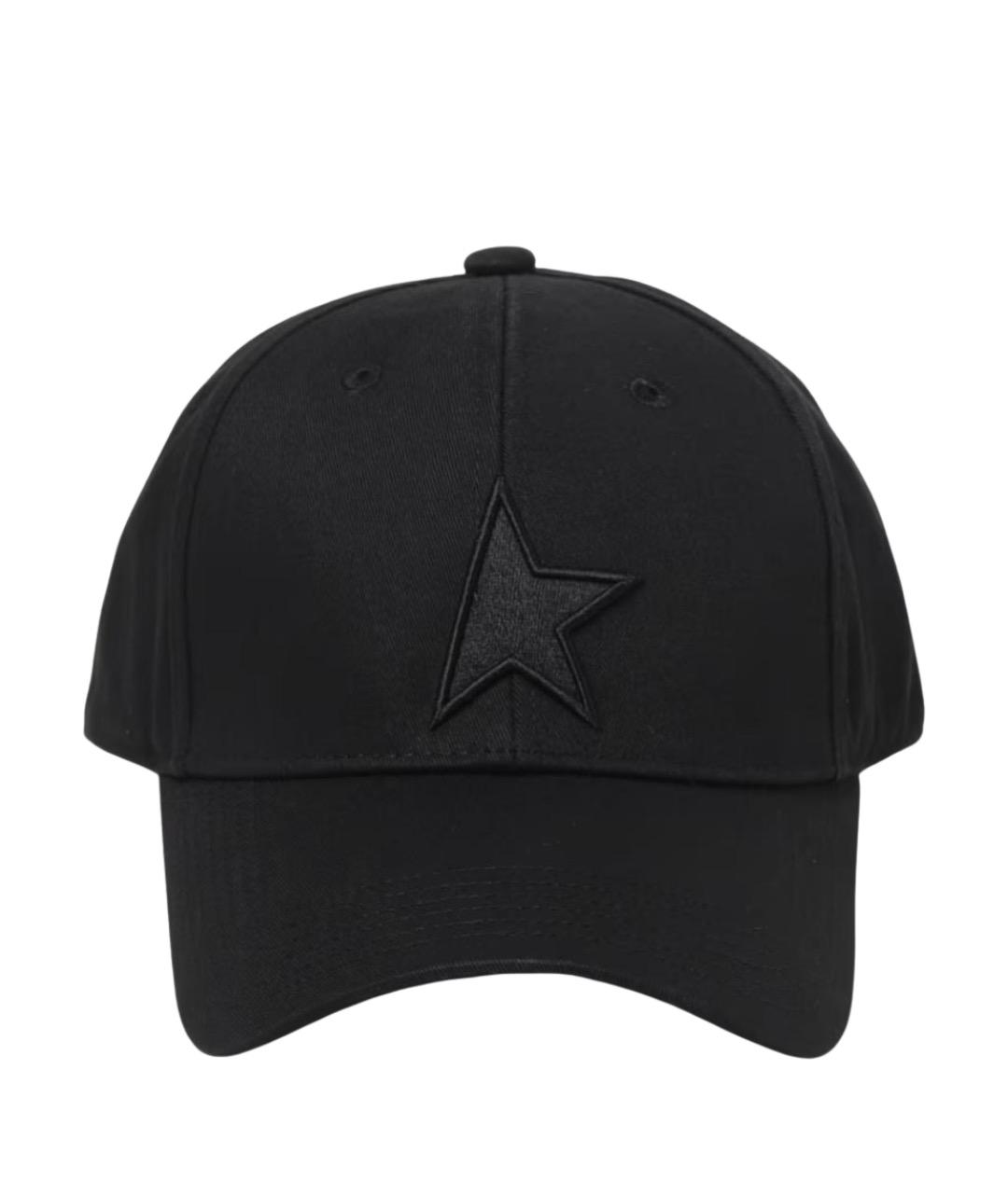GOLDEN GOOSE DELUXE BRAND Черная хлопковая кепка/бейсболка, фото 1