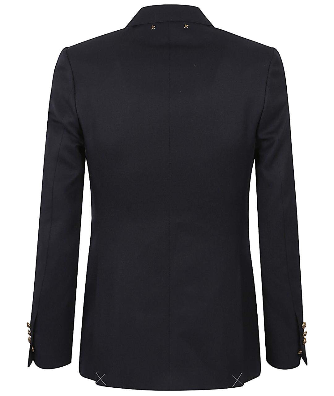 GOLDEN GOOSE DELUXE BRAND Черный шерстяной жакет/пиджак, фото 7