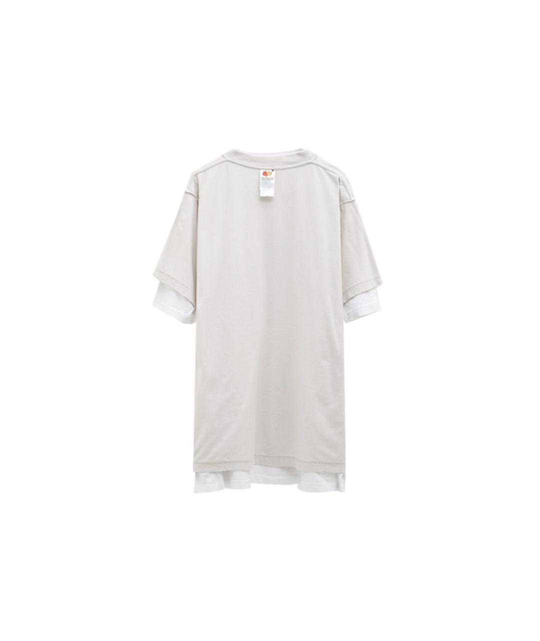 BALENCIAGA Белая хлопковая футболка, фото 2