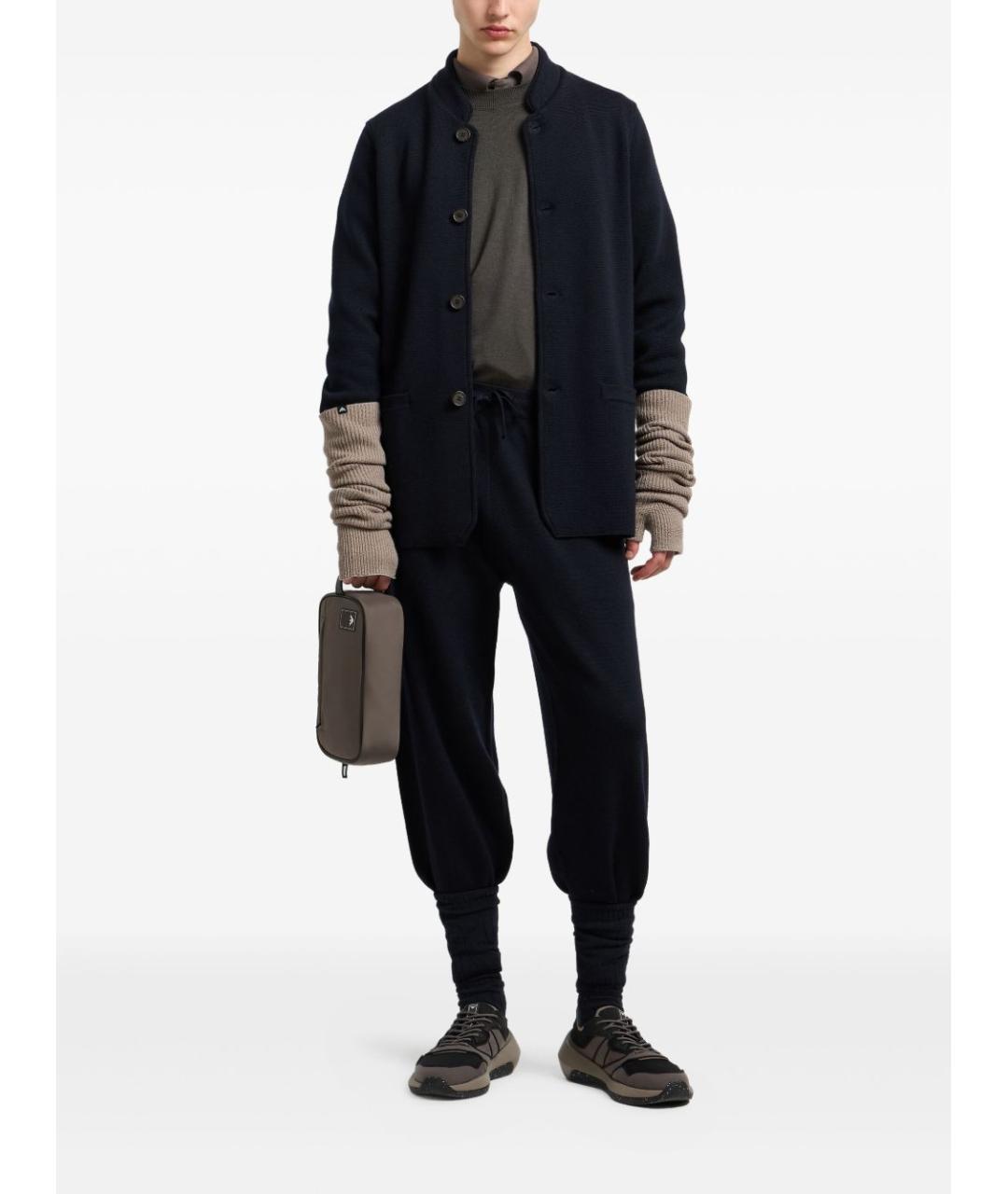 EMPORIO ARMANI Серый шерстяной джемпер / свитер, фото 2