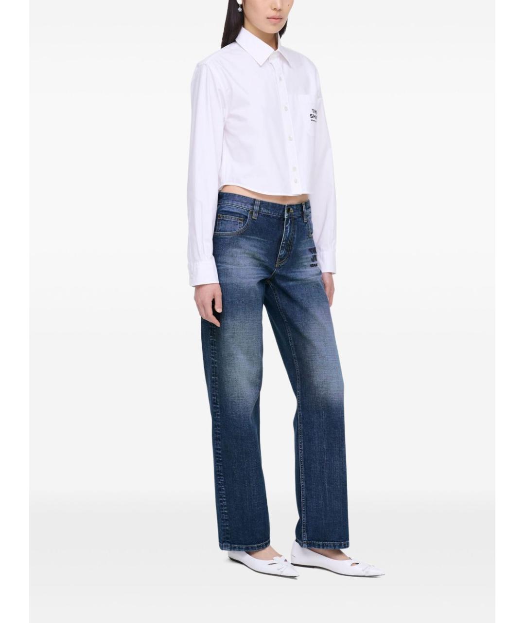 MARC JACOBS Белая хлопковая рубашка, фото 7