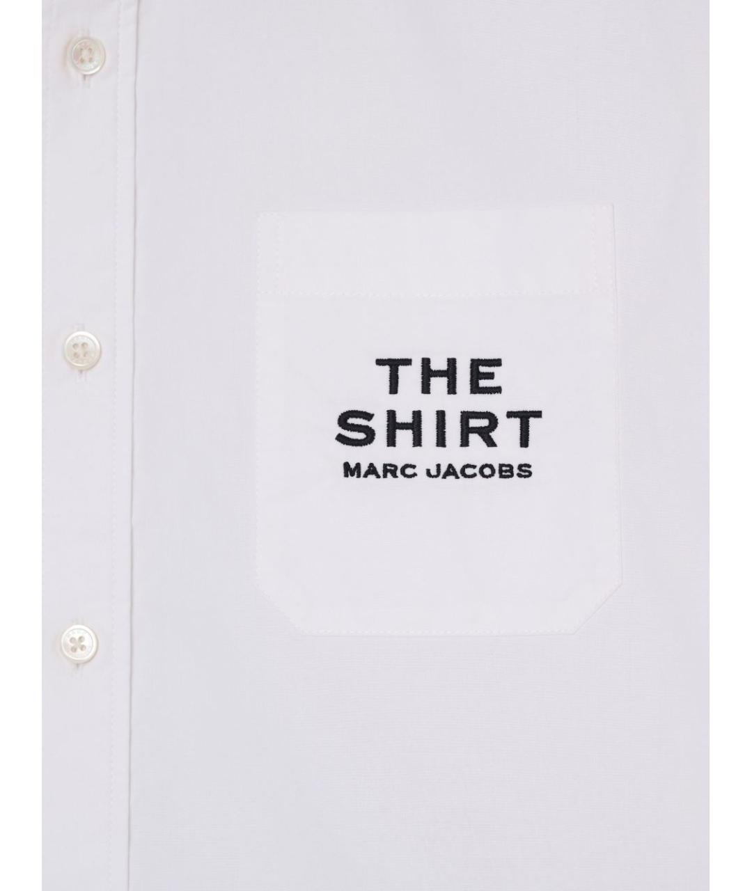 MARC JACOBS Белая хлопковая рубашка, фото 2