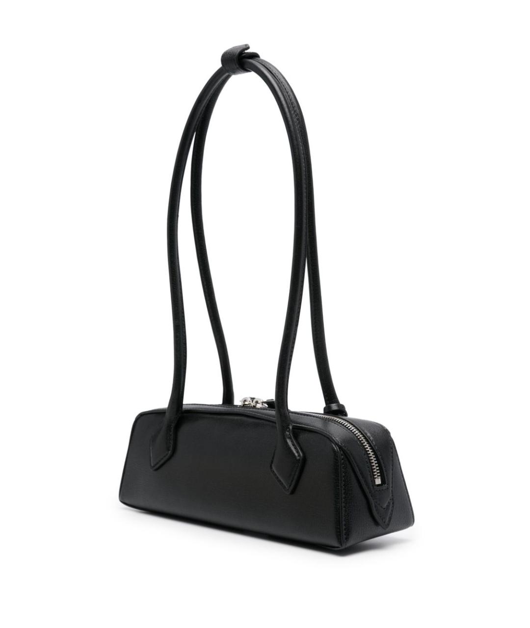 ALAIA Черная кожаная сумка через плечо, фото 3