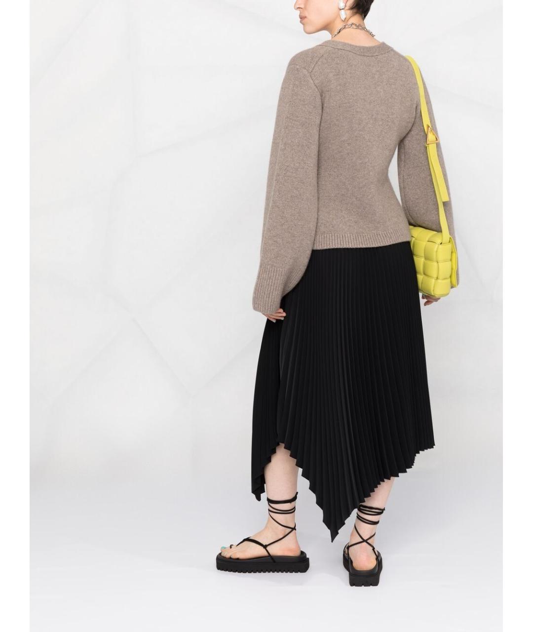 KHAITE Бежевый кашемировый кардиган, фото 4