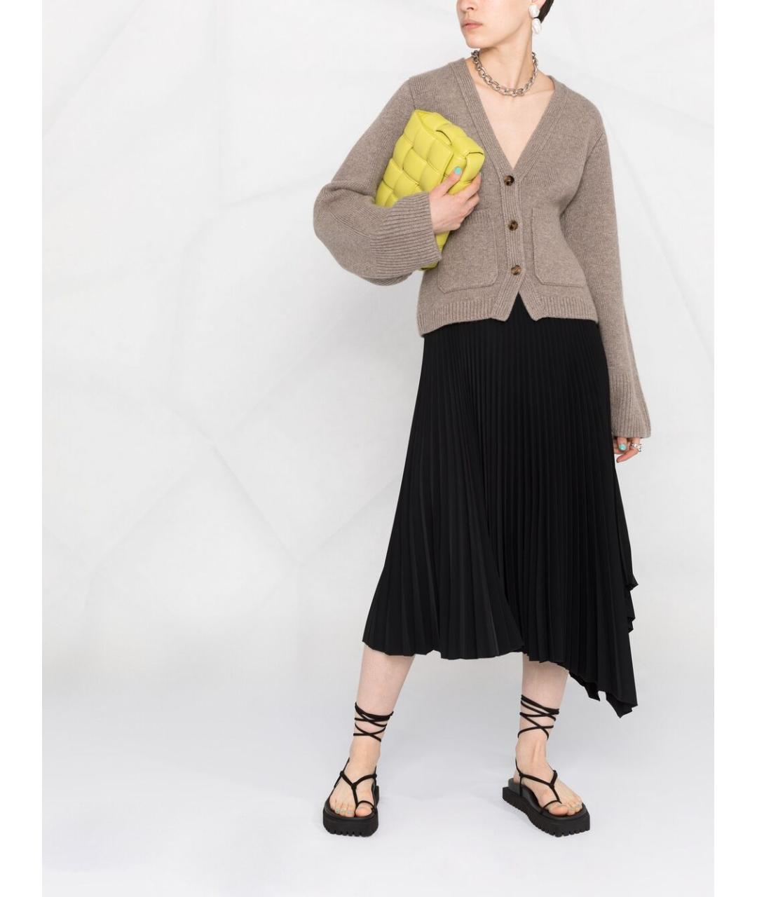 KHAITE Бежевый кашемировый кардиган, фото 6