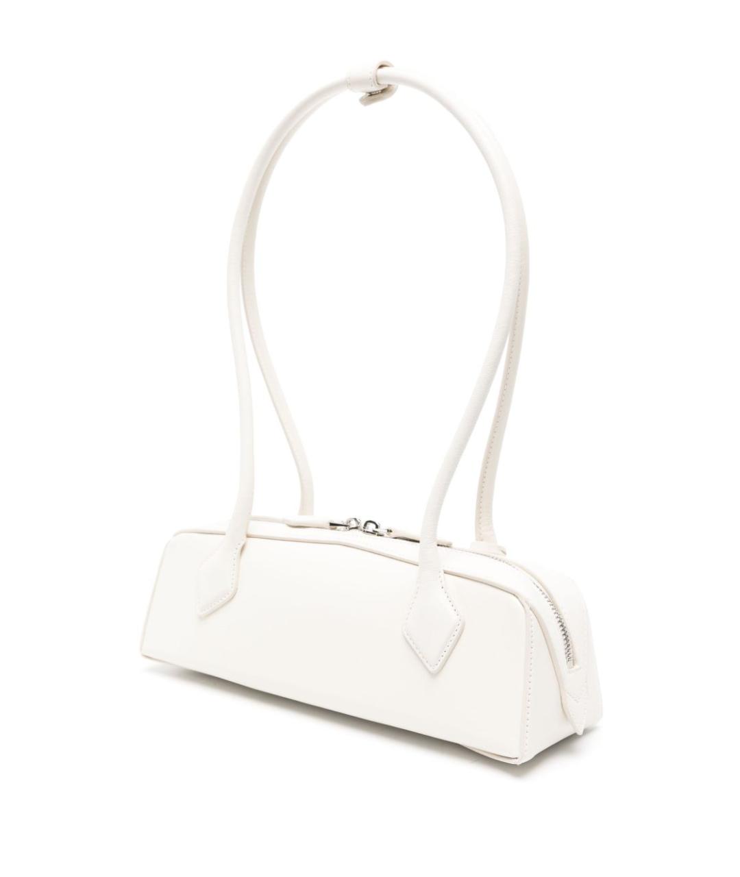ALAIA Белая кожаная сумка через плечо, фото 2