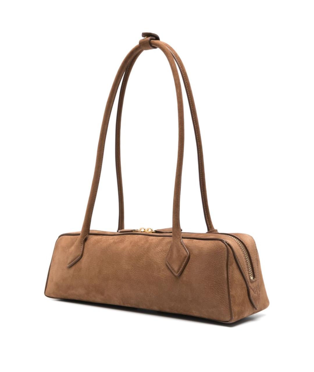 ALAIA Коричневая замшевая сумка через плечо, фото 3