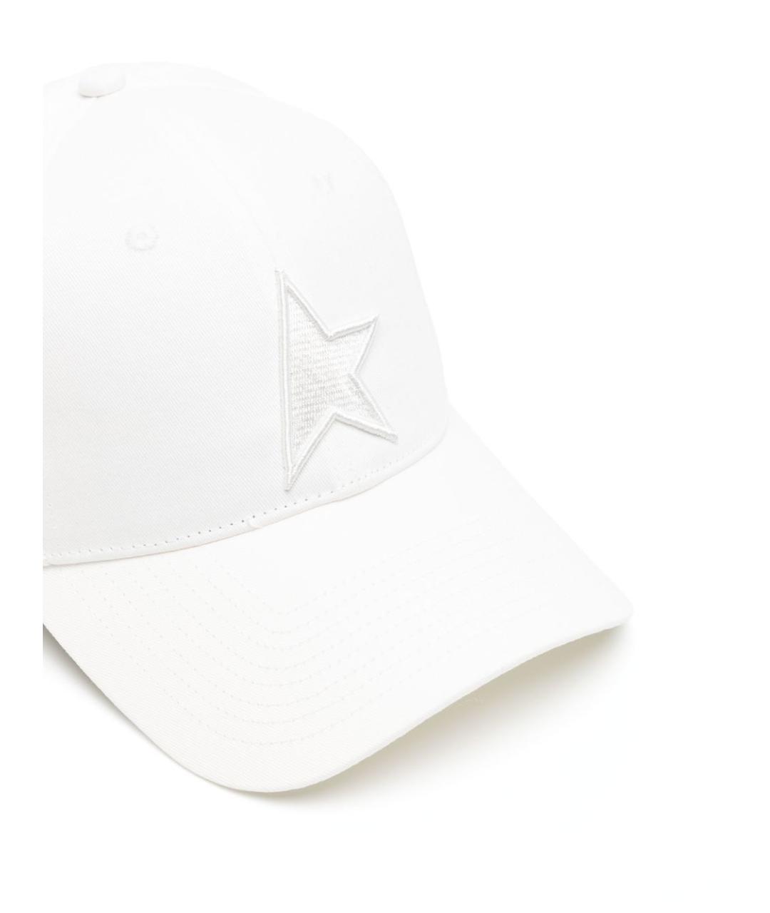 GOLDEN GOOSE DELUXE BRAND Белая хлопковая кепка, фото 3