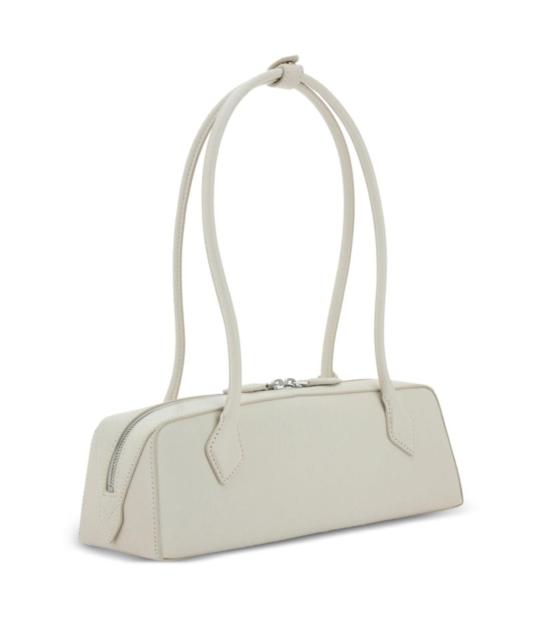 ALAIA Белая кожаная сумка через плечо, фото 3