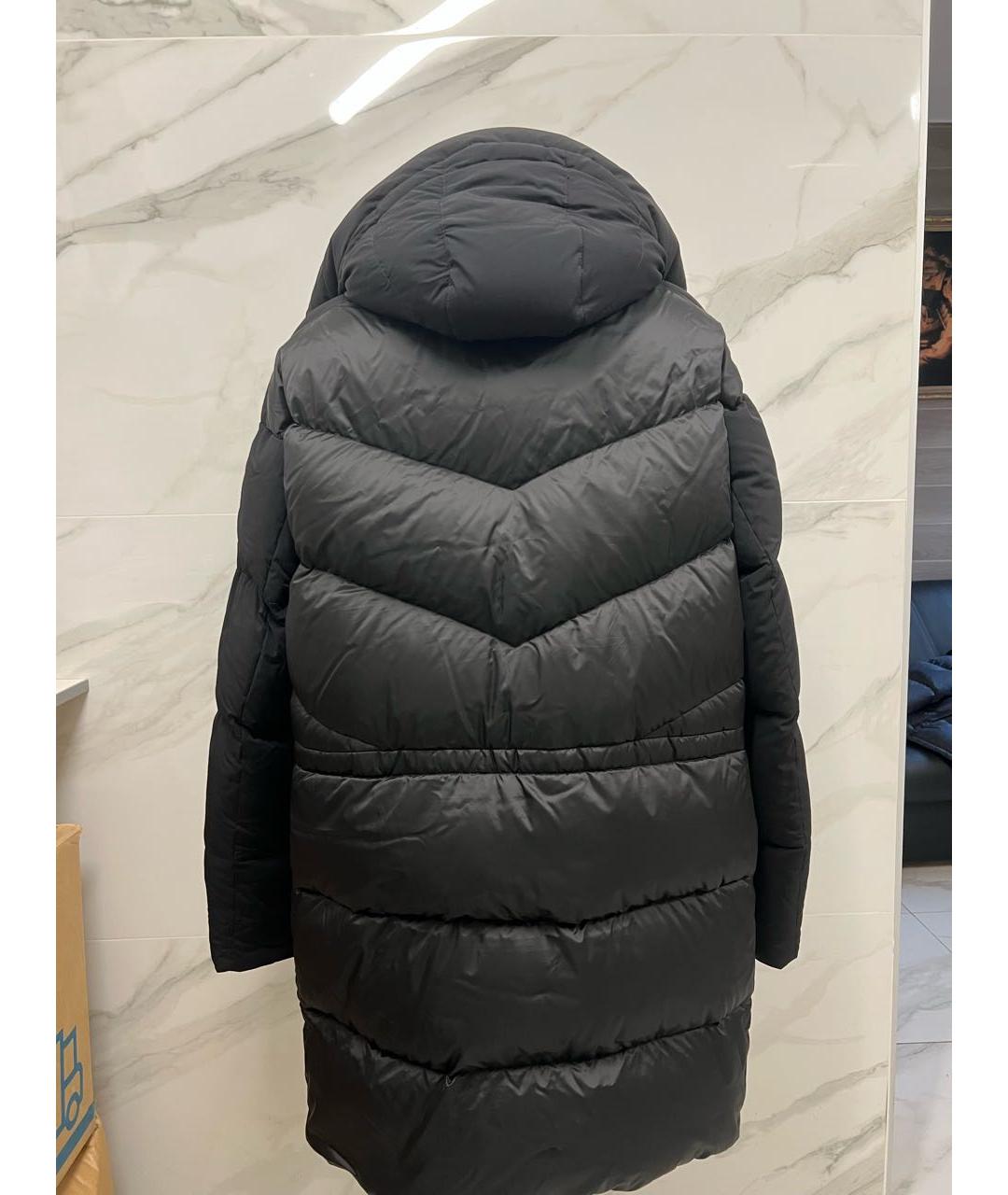 MOORER Черный полиамидовый пуховик, фото 3