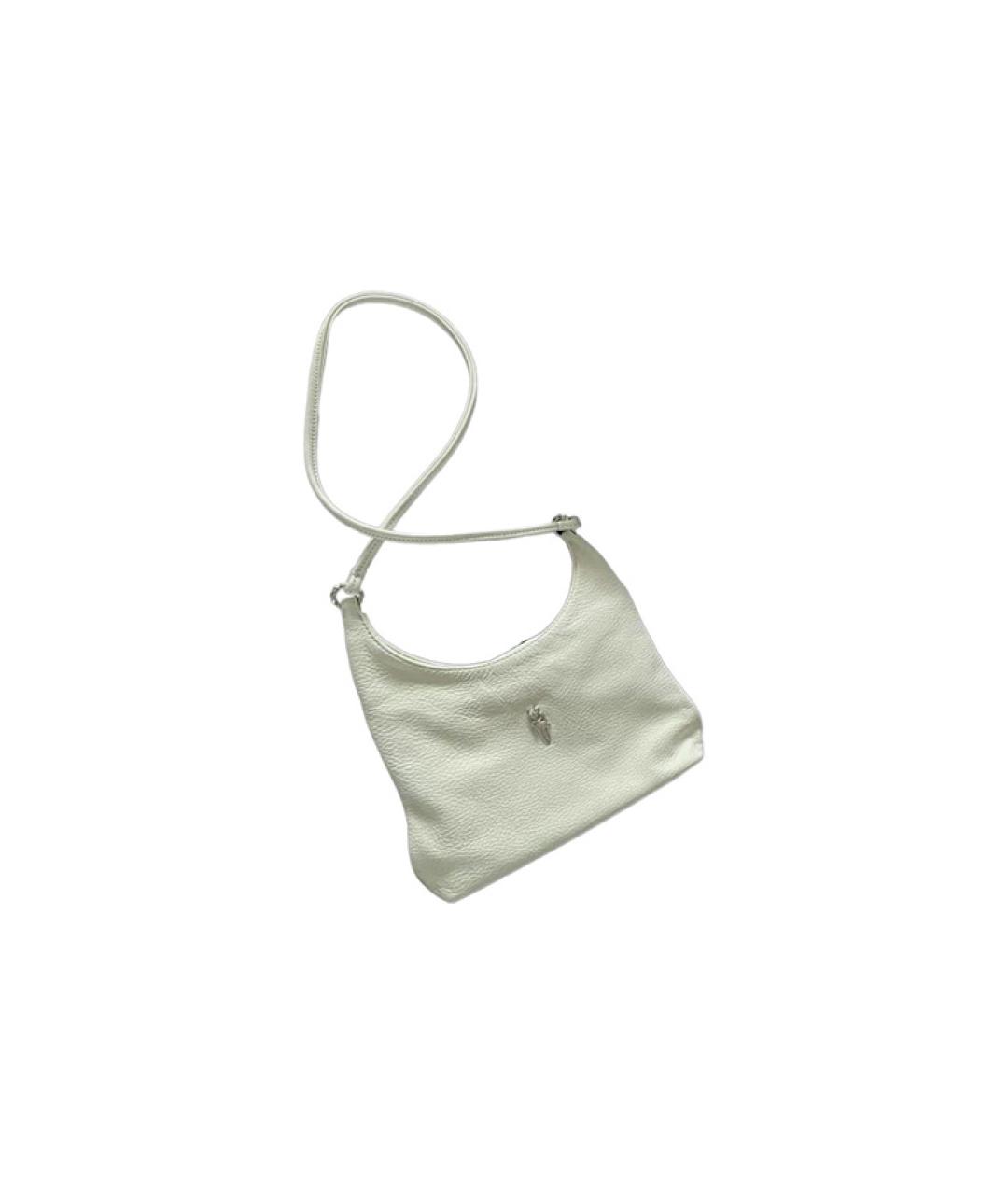 CHROME HEARTS Белая кожаная сумка через плечо, фото 1