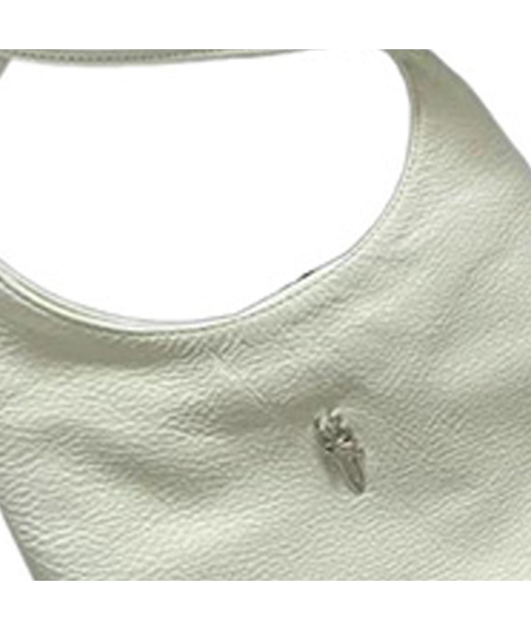 CHROME HEARTS Белая кожаная сумка через плечо, фото 2