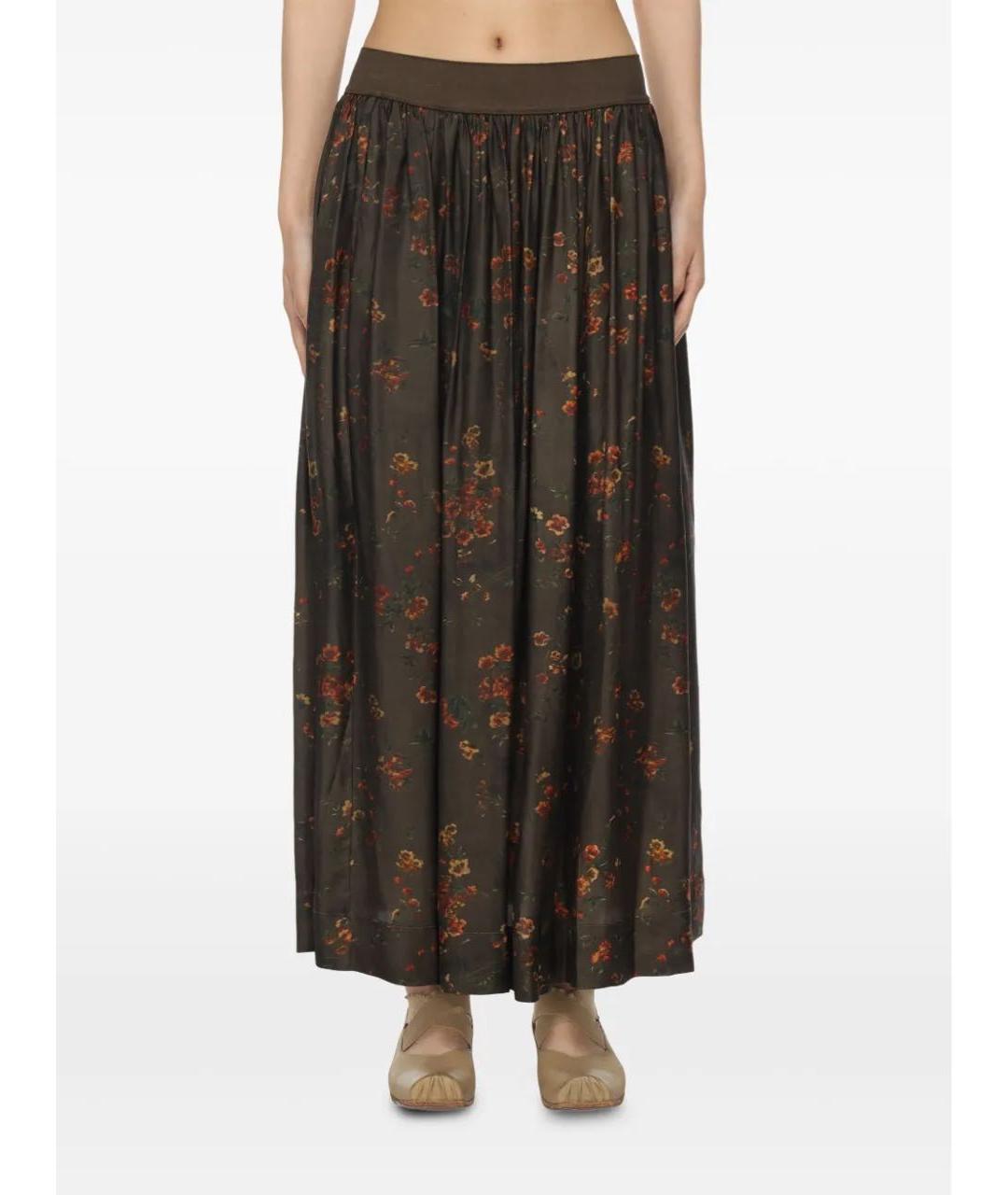 UMA WANG Вискозная юбка макси, фото 3