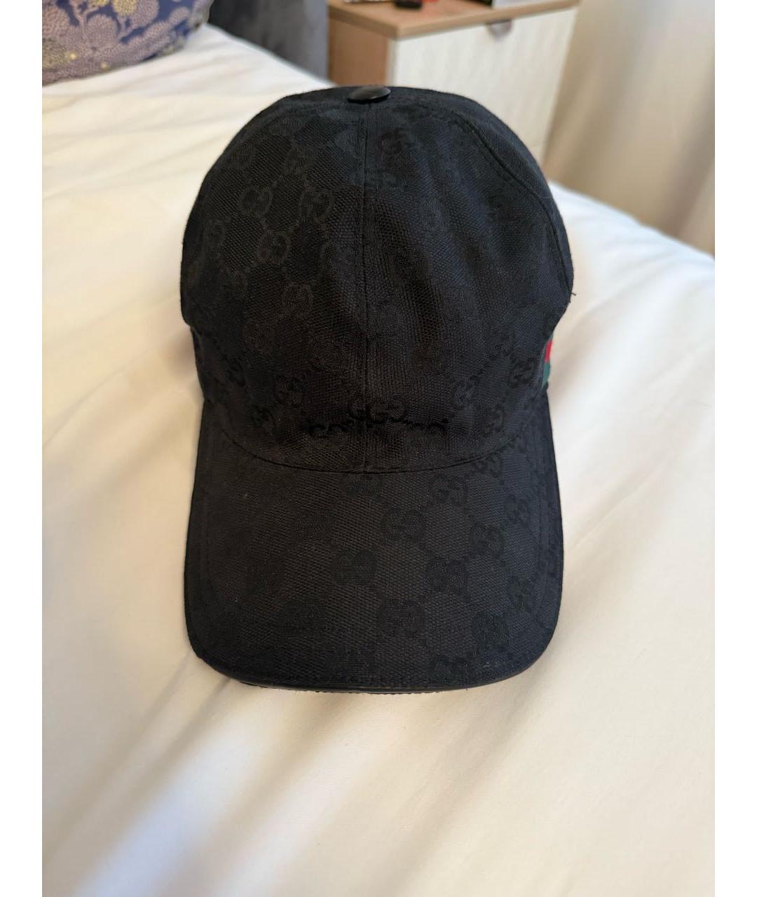 GUCCI Черная синтетическая кепка/бейсболка, фото 5