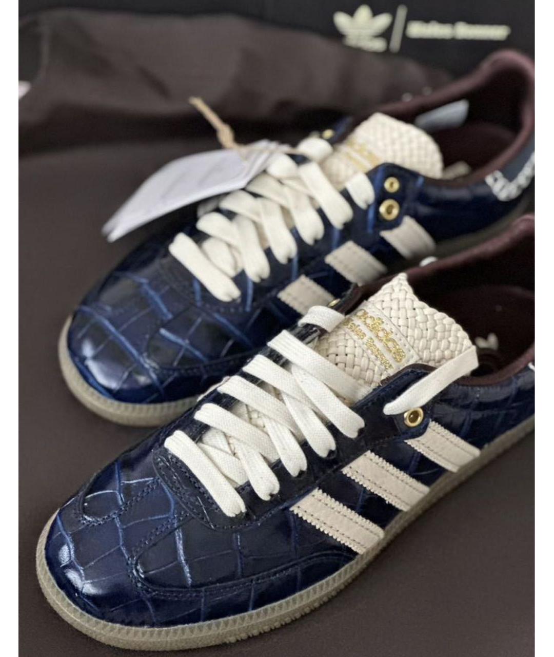 WALES BONNER Синие кеды, фото 2