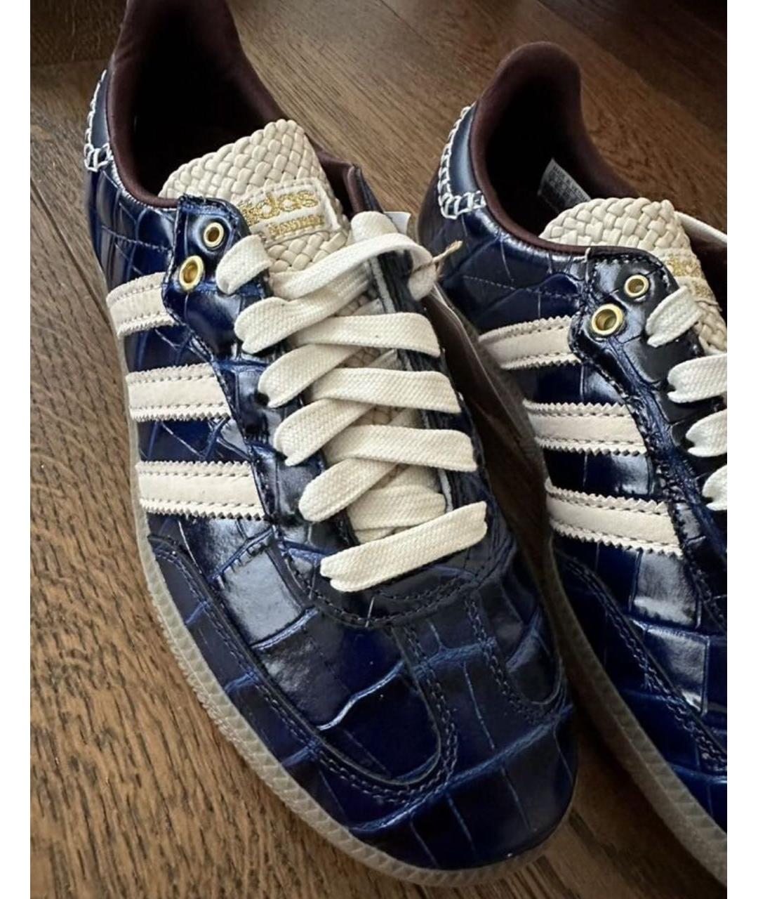 WALES BONNER Синие кеды, фото 3