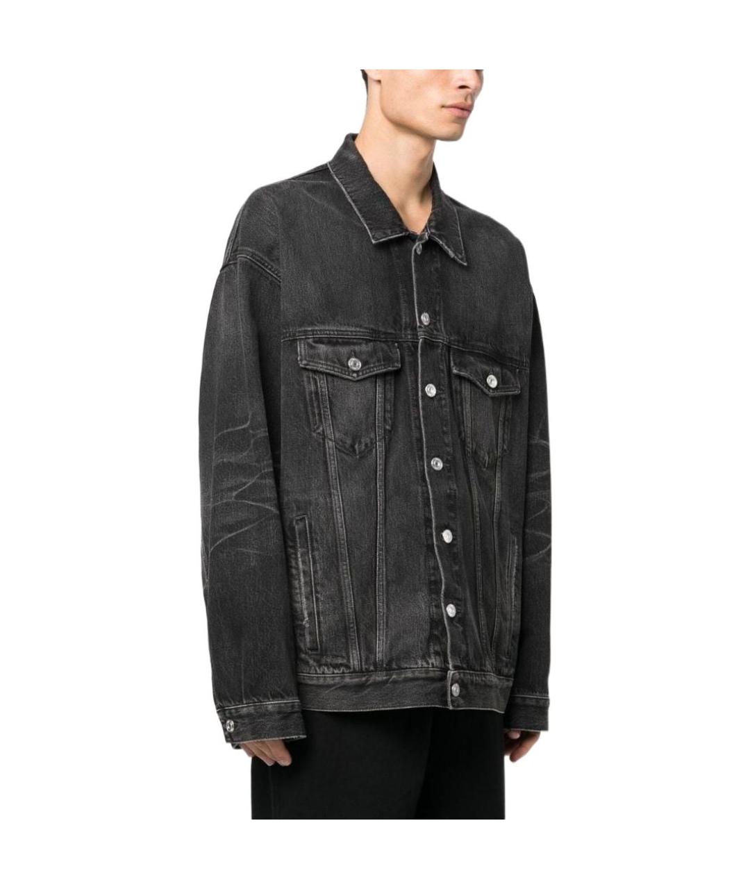 BALENCIAGA Черная куртка, фото 4