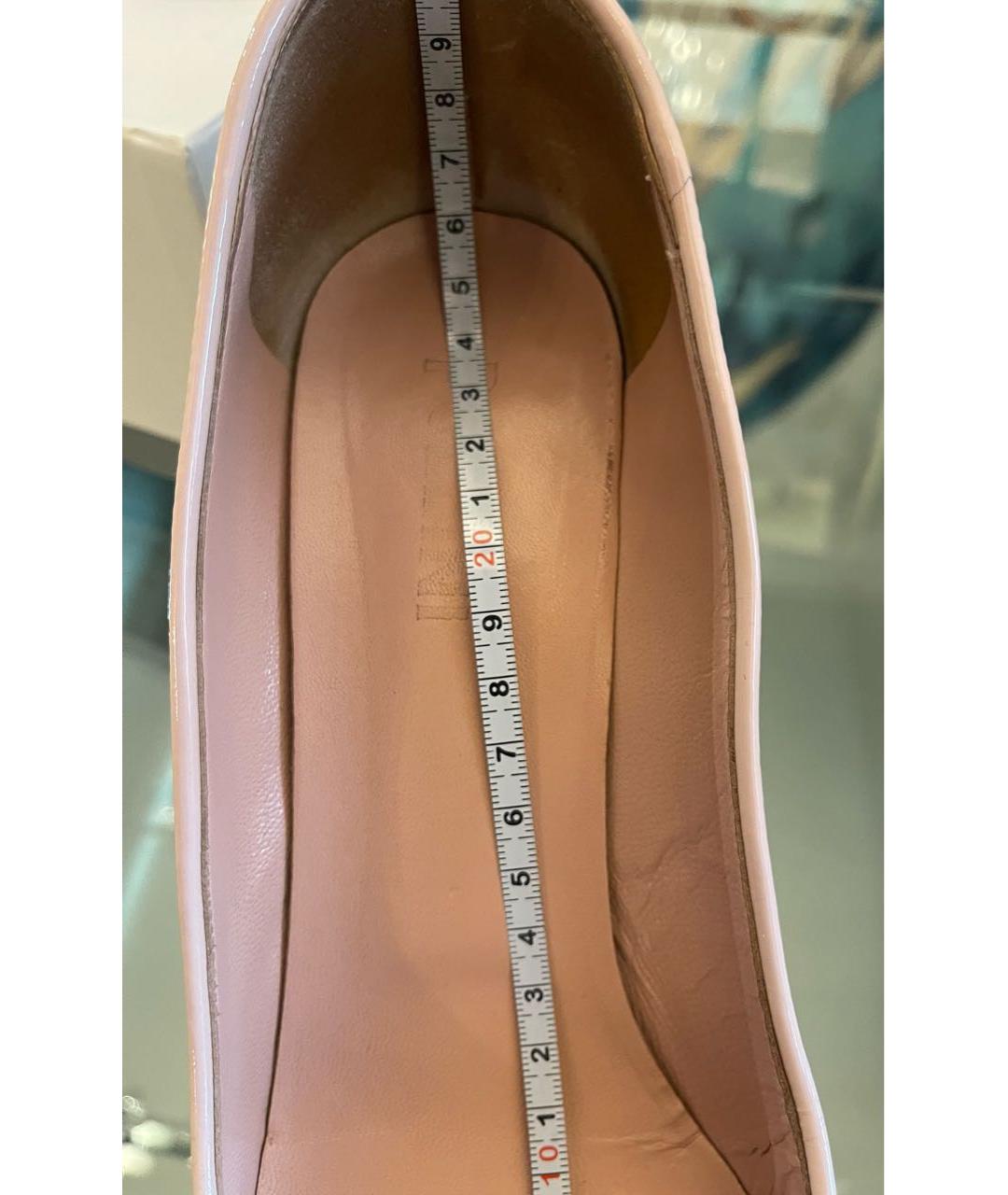 POLLINI Серые туфли из лакированной кожи, фото 7