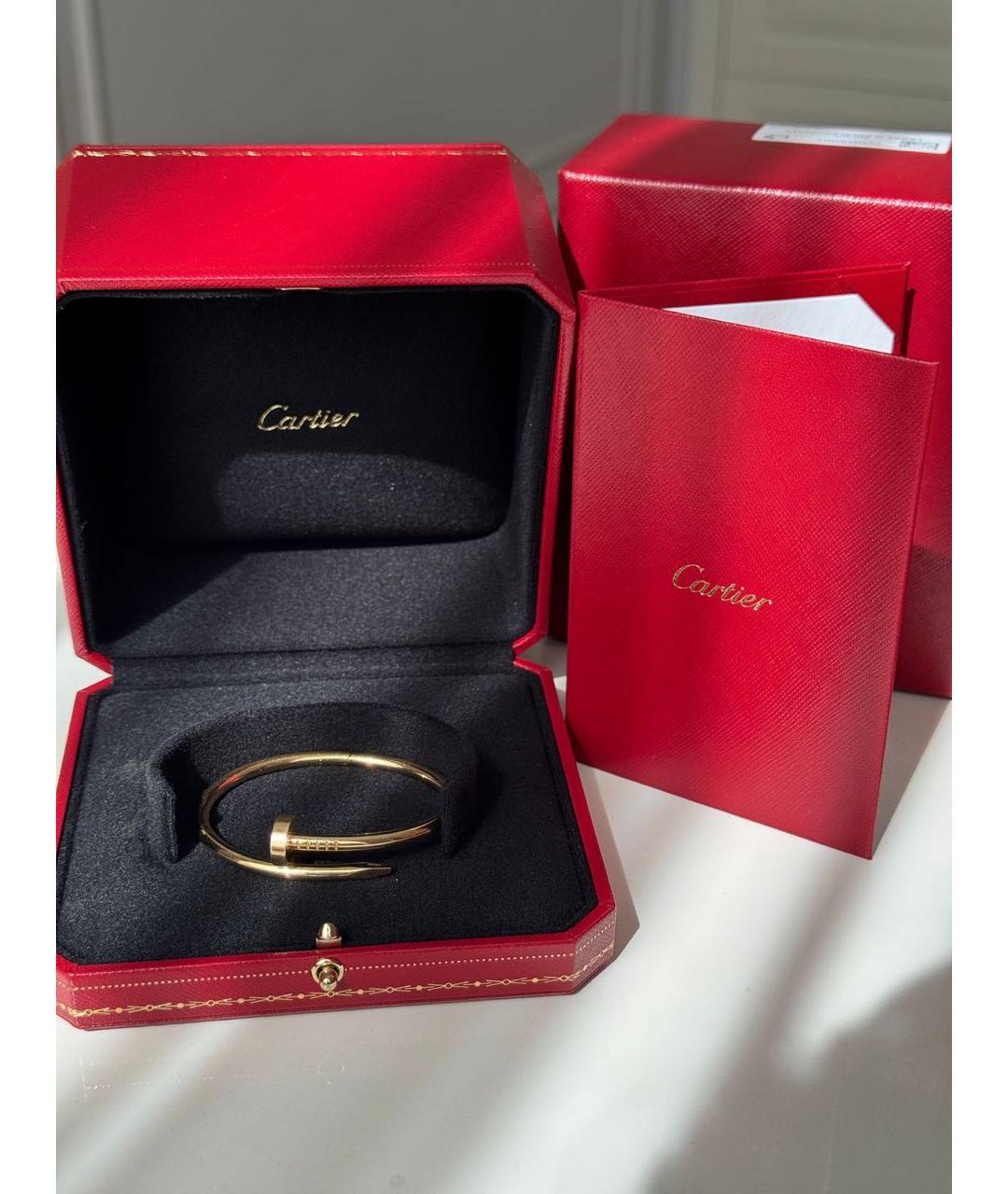 CARTIER Золотой браслет из желтого золота, фото 4