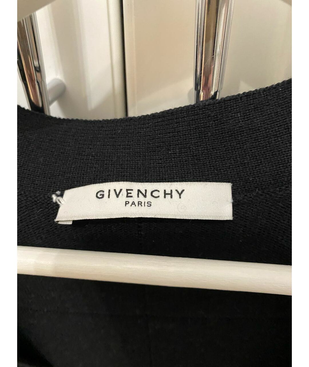 GIVENCHY Черное шерстяное повседневное платье, фото 3