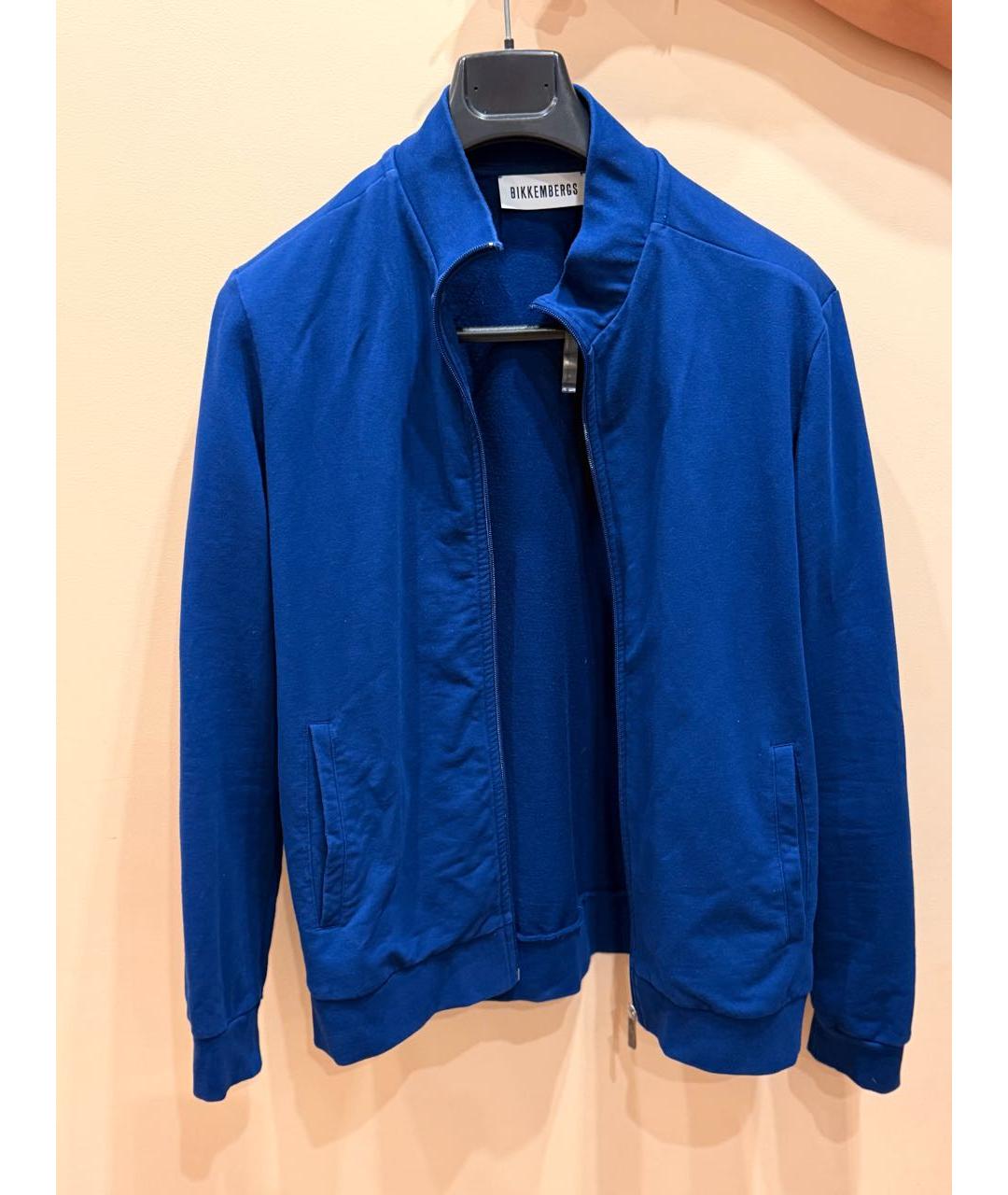 BIKKEMBERGS Темно-синий хлопковый спортивный костюм, фото 6