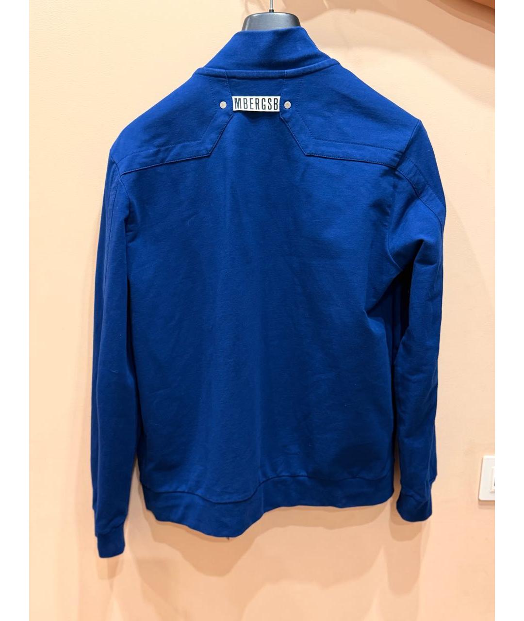 BIKKEMBERGS Темно-синий хлопковый спортивный костюм, фото 4