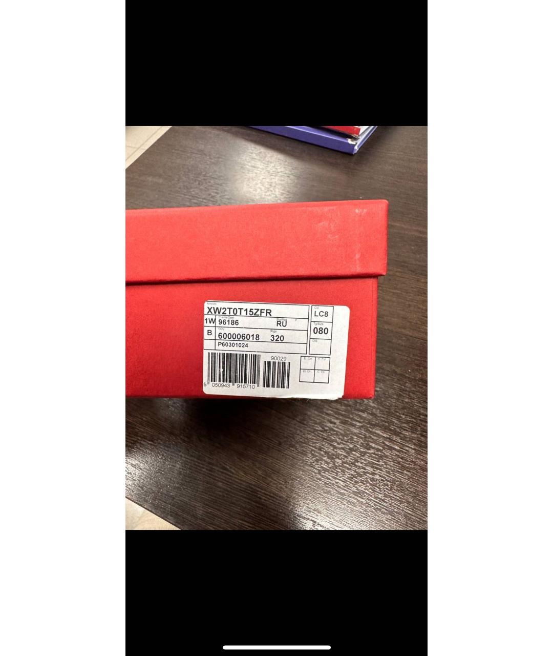 VALENTINO Черный кожаный ремень, фото 8