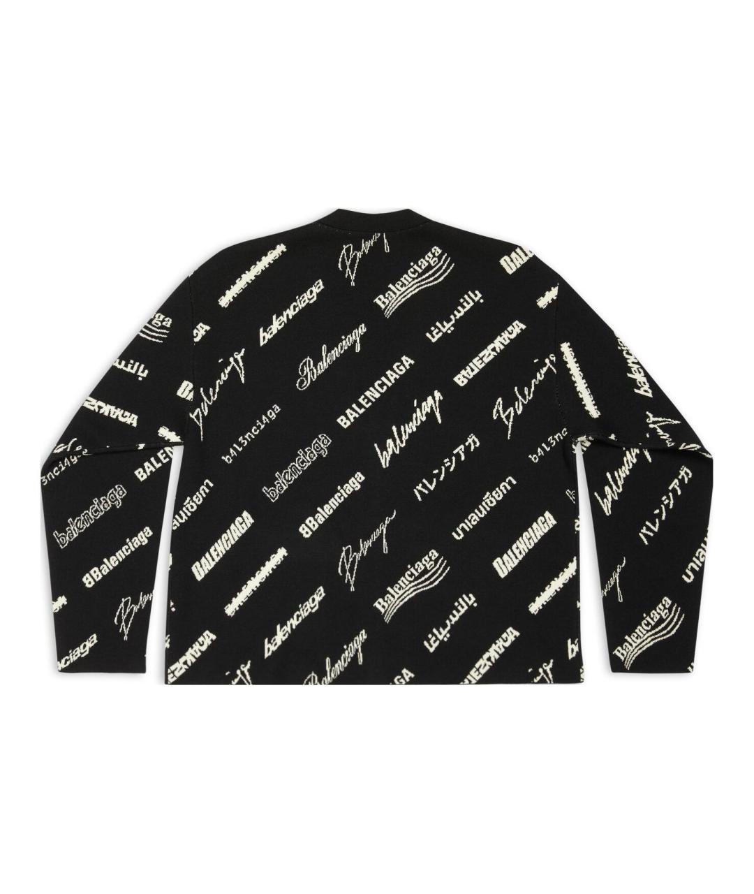 BALENCIAGA Черный кардиган, фото 2