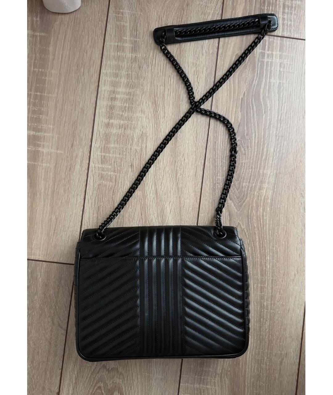 PRADA Черная кожаная сумка через плечо, фото 3