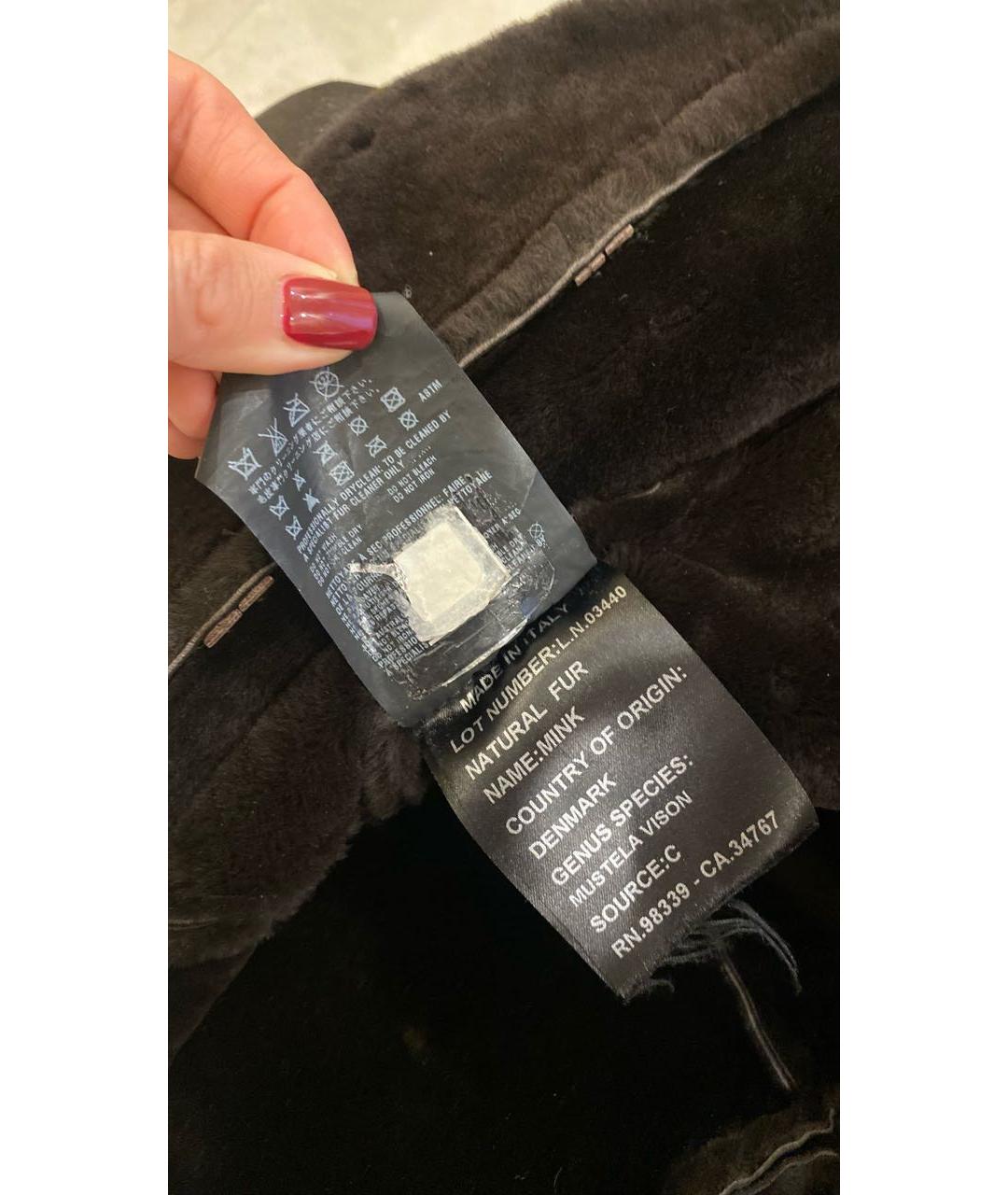 PRADA Коричневая кожаная дубленка, фото 8