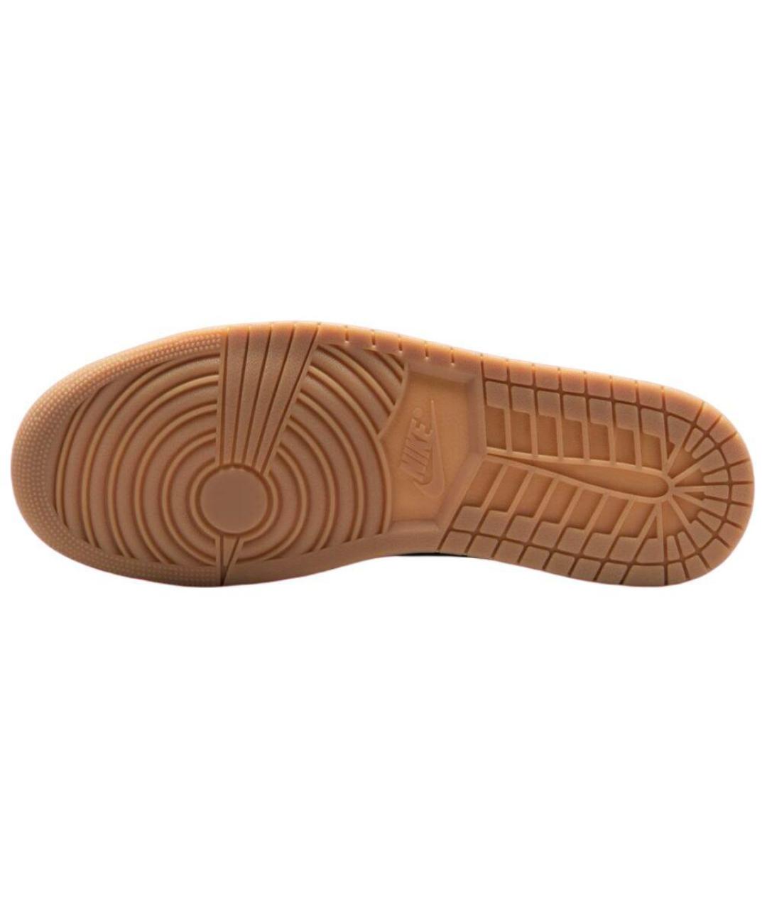 JORDAN Черные текстильные высокие кроссовки / кеды, фото 6