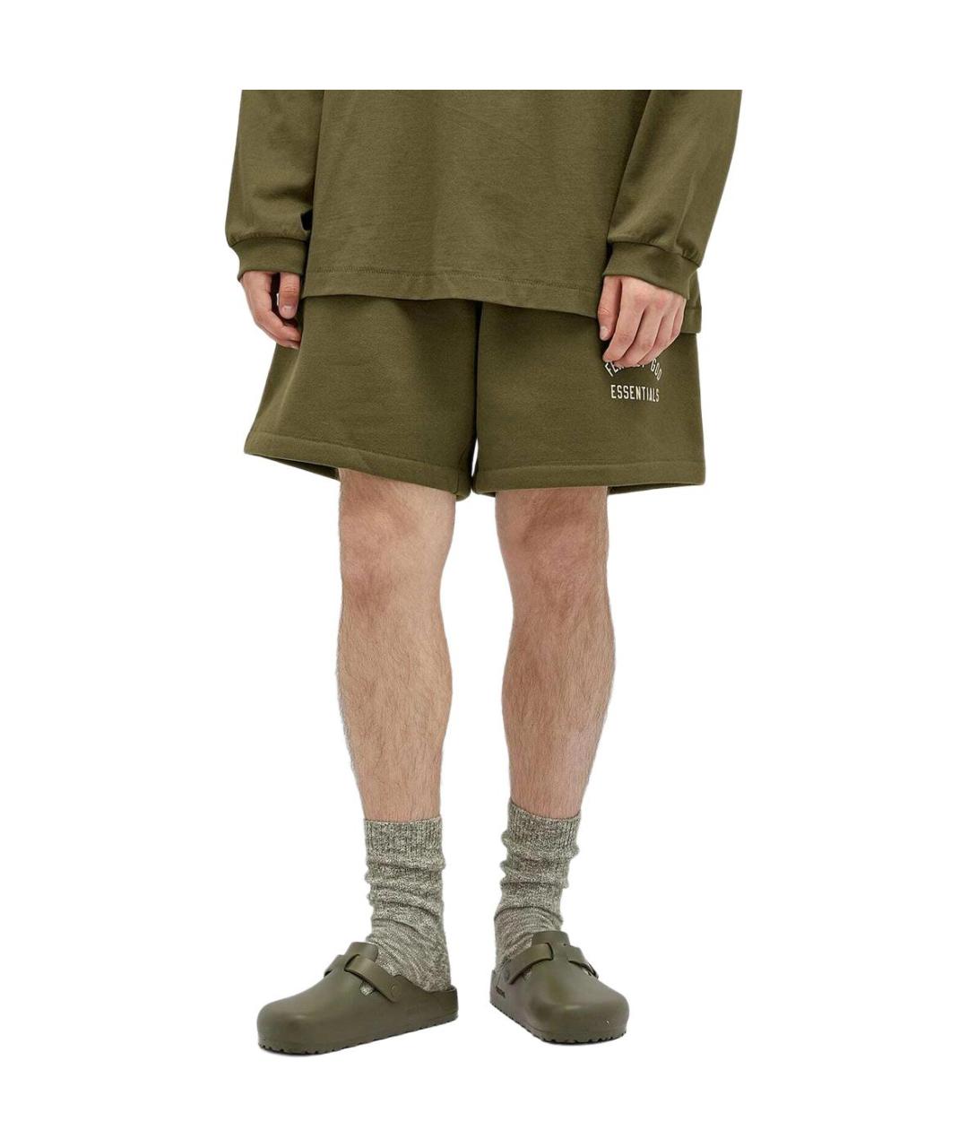 FEAR OF GOD ESSENTIALS Зеленые шорты, фото 4