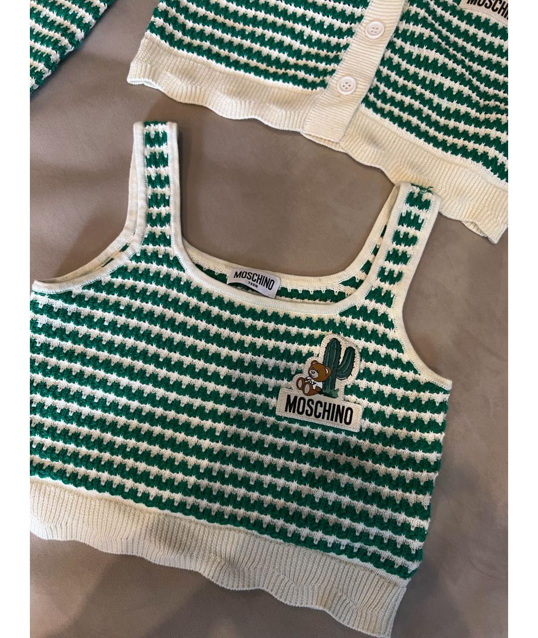 MOSCHINO Зеленый комплект, фото 3