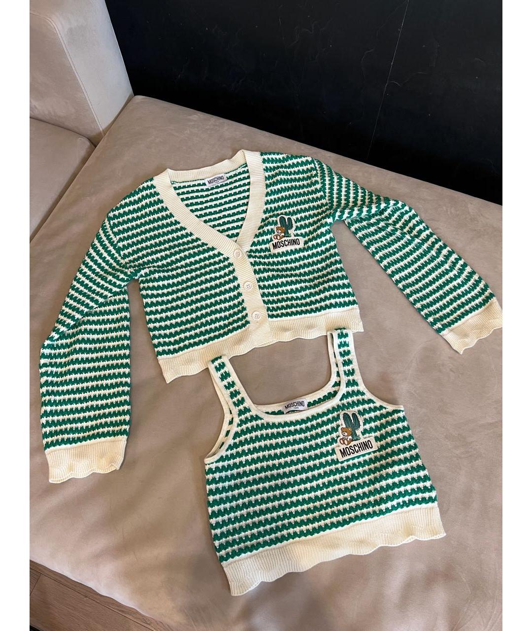MOSCHINO Зеленый комплект, фото 5