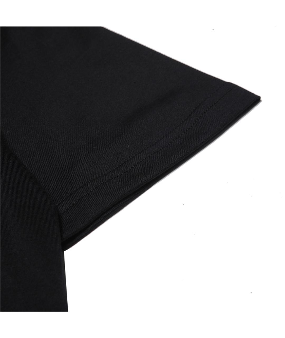 CHROME HEARTS Черная хлопковая футболка, фото 4