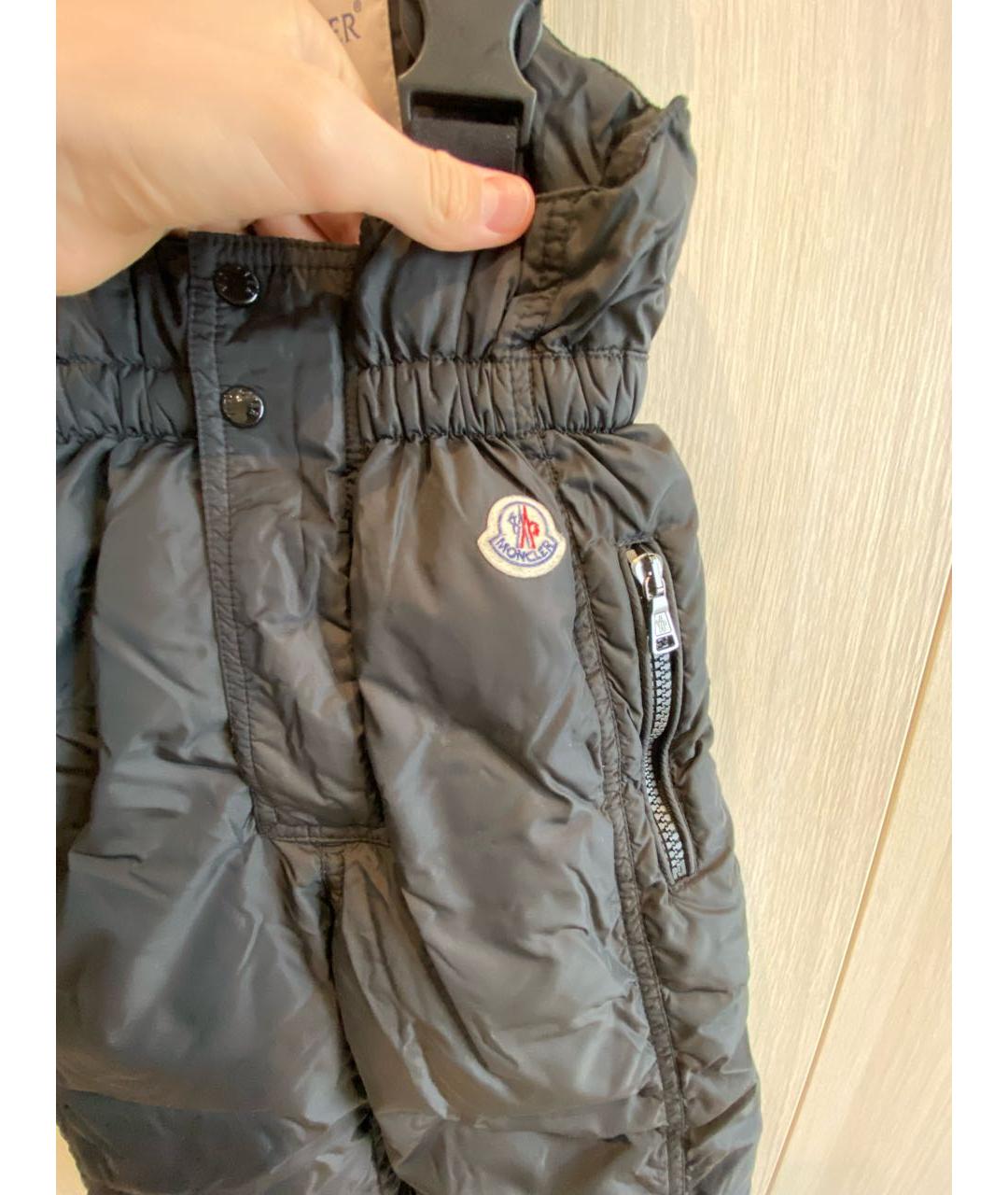 MONCLER Черный комбинезон, фото 4