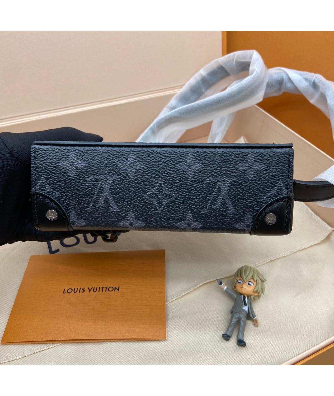 LOUIS VUITTON Черная сумка через плечо, фото 5