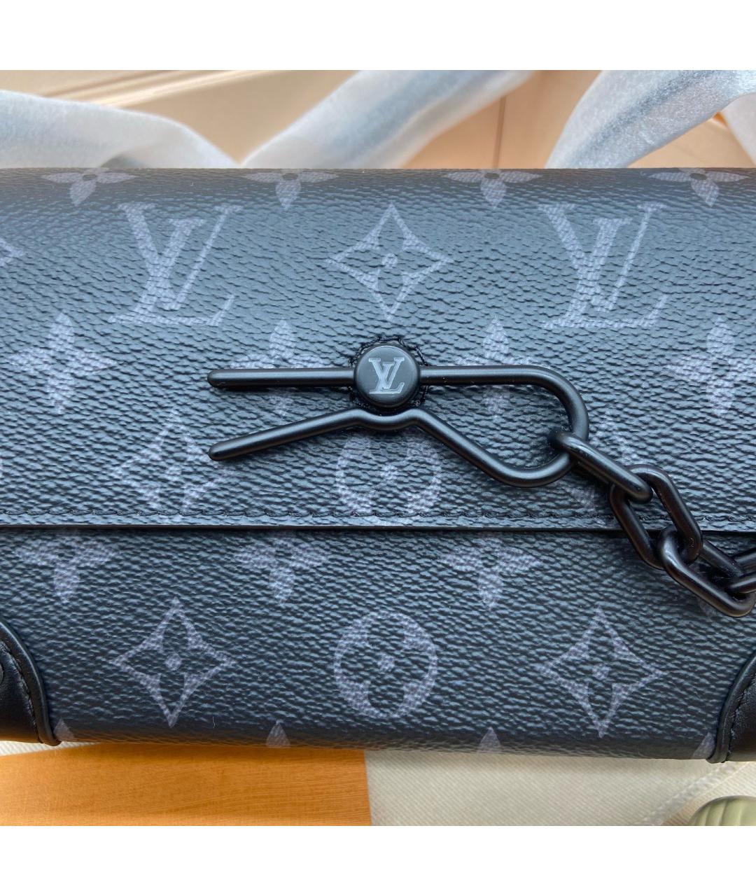 LOUIS VUITTON Черная сумка через плечо, фото 2