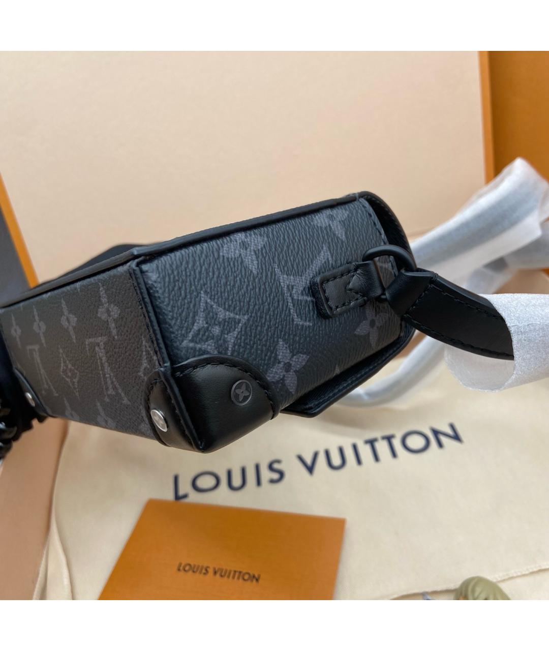 LOUIS VUITTON Черная сумка через плечо, фото 6