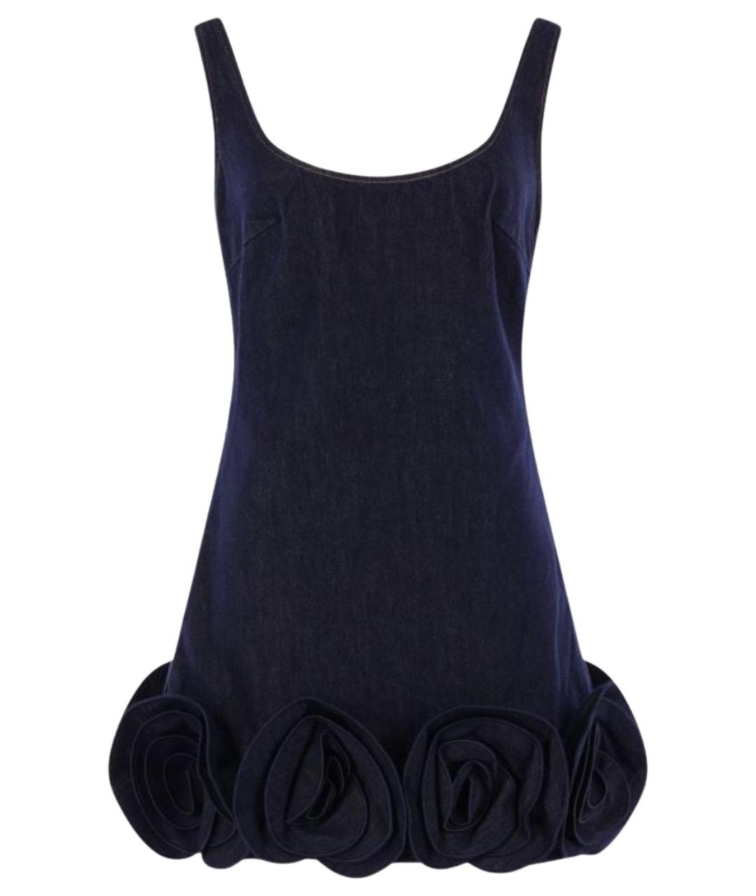 SELF-PORTRAIT Синее хлопковое платье, фото 1