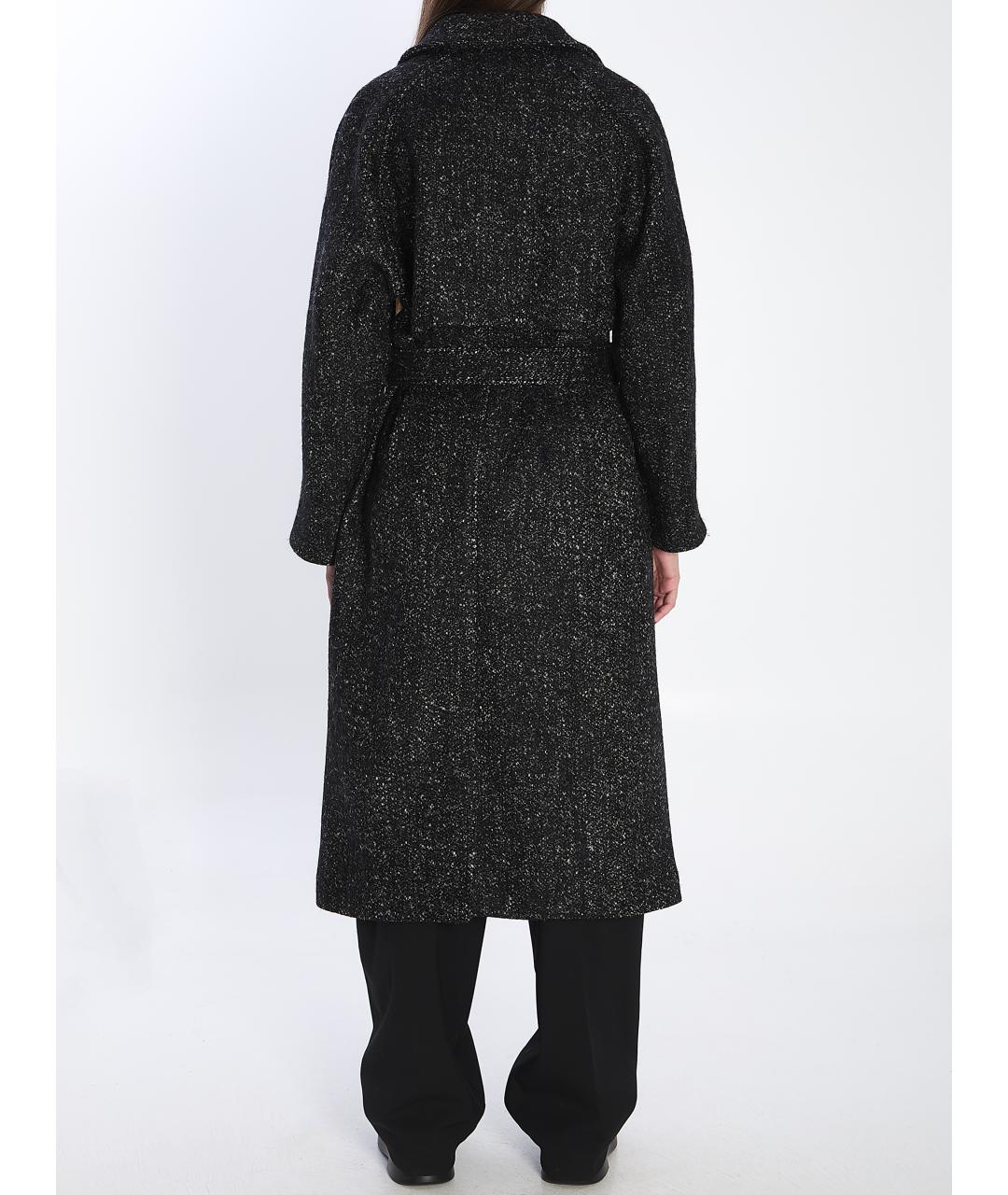 THE ROW Черное шерстяное пальто, фото 5