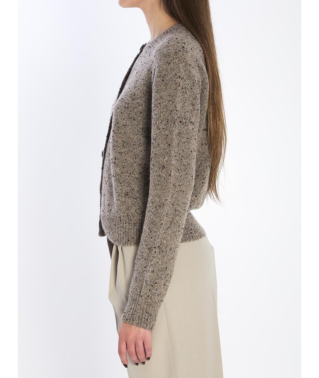 THE ROW Бежевый кашемировый кардиган, фото 4