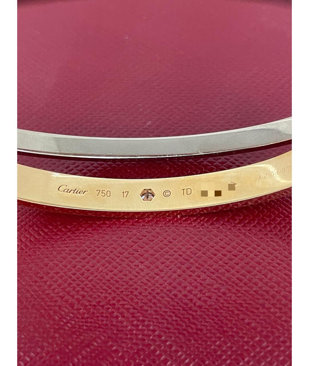 CARTIER Золотой браслет из белого золота, фото 4