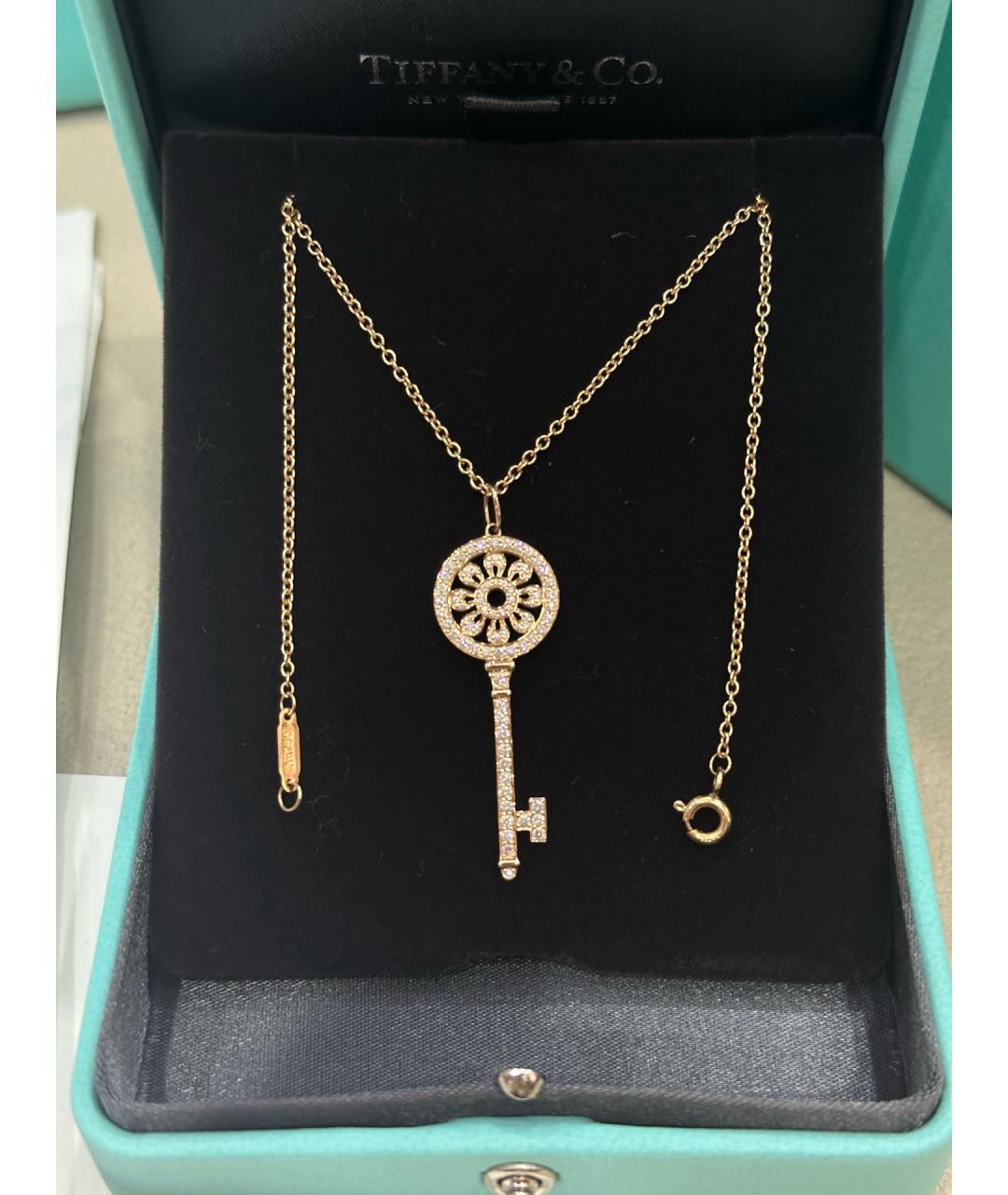 TIFFANY&CO Золотое колье из розового золота, фото 5