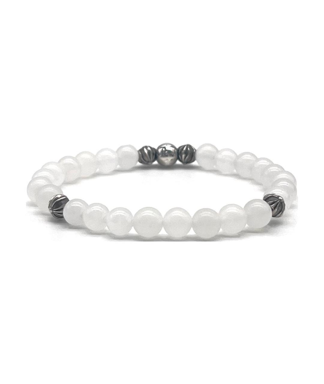 CHROME HEARTS Белый серебряный браслет, фото 3