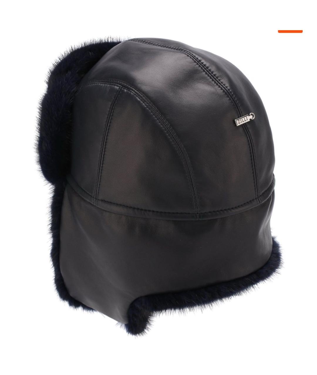 ZILLI Коричневая кожаная шапка, фото 6