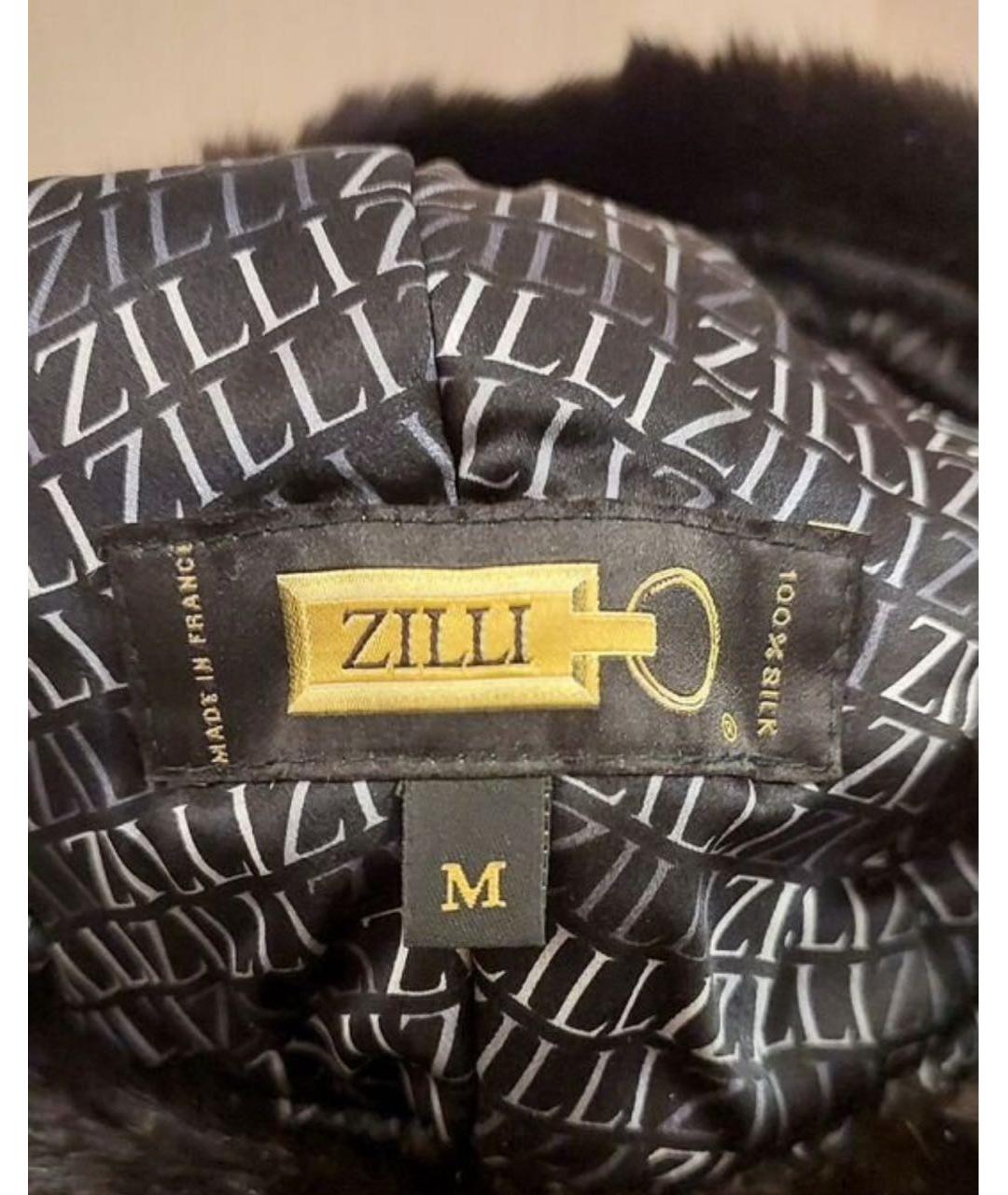 ZILLI Коричневая кожаная шапка, фото 5