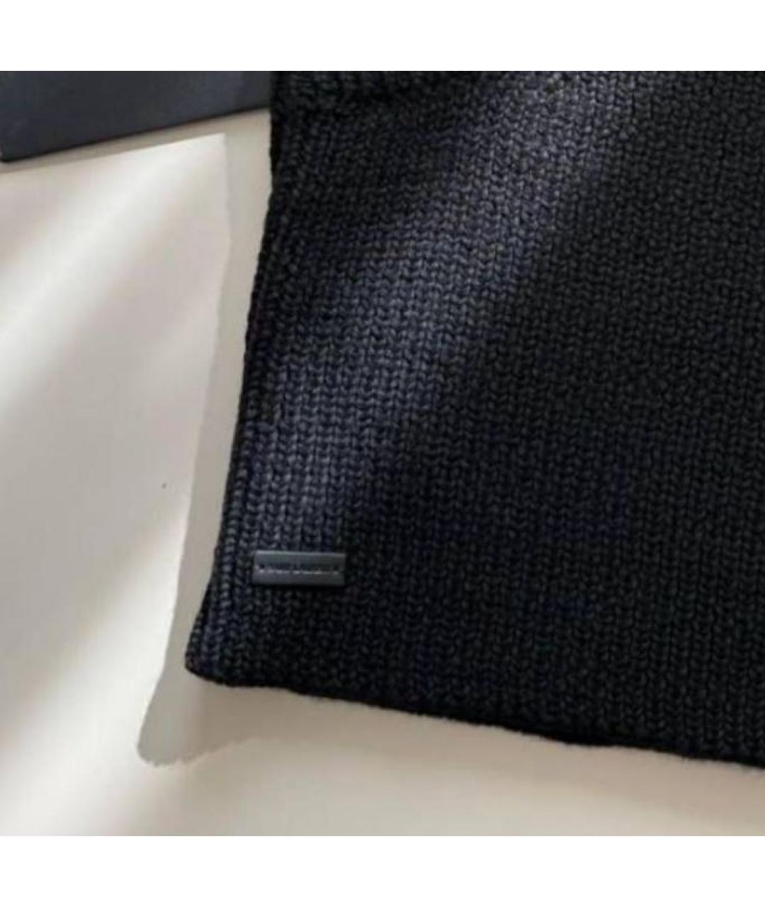 SAINT LAURENT Черная шапка, фото 2